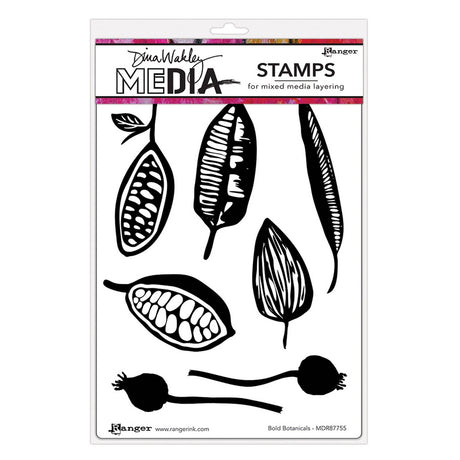 Ranger Ink Ranger • Tampons adhésifs Media Dina Wakley Botaniques audacieuses