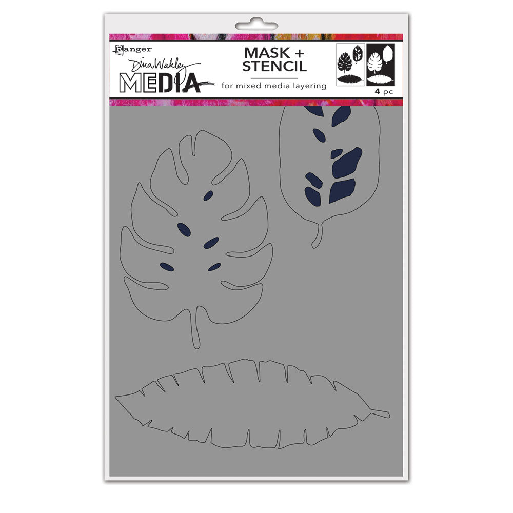 Ranger ink ranger • pochoirs médias dina wakley masques tropicaux