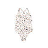 Léopard | maillot de bain uv filles kaki