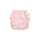 Léopard | couche de bain lavable vieux rose