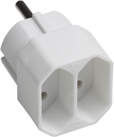 Meister adaptateur euro 2v blanc - wu7423210