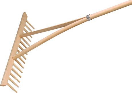 Râteau à foin Meister 16 dents 49 cm avec manche - wu9904600