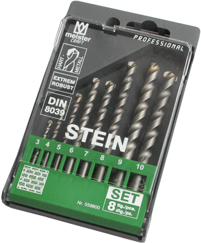 Meister masonry drill set 8pcs w - wu5598000