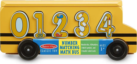 Van der Doelen Melissa et Dough comptent et calculent le bus avec des chiffres
