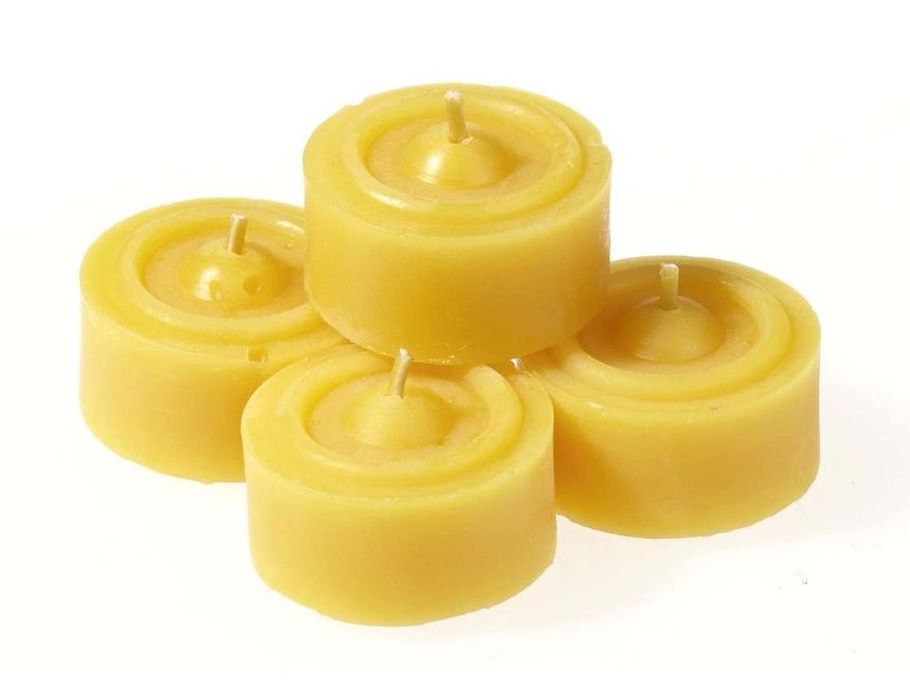 Cire d'abeille Memo - bougies chauffe-plat - 10 pièces