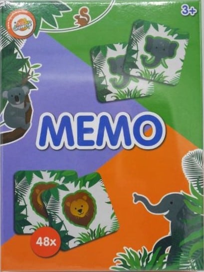 Le jeu de mémoire mémo d'introduction collecte le plus grand nombre de cartes en double, avec des images d'animaux