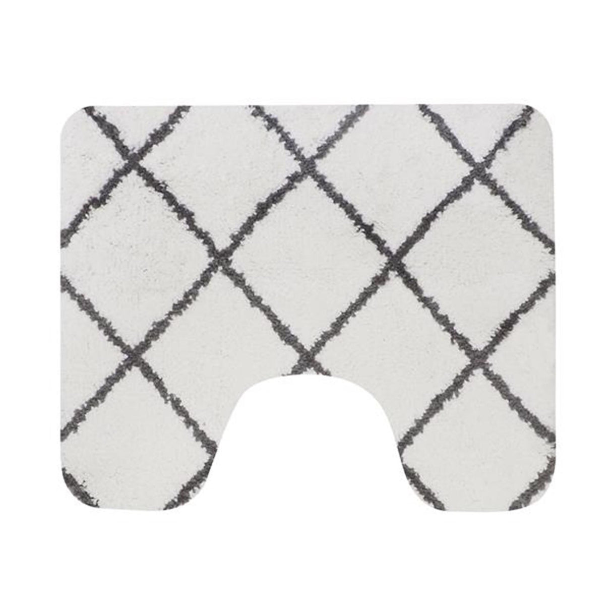 Tapis de toilette Menton Dutch House 60x50cm blanc