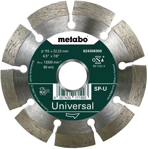 Metabo accessoires disque diamant promotion ø 125x22,23 mm - 624307000