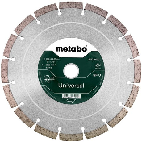 Metabo accessoires disque diamant promotion ø 230x22,23 mm - 624310000