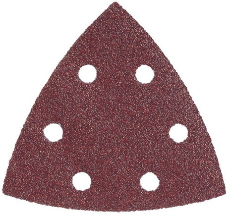 Accessoires Metabo feuilles abrasives triangulaires collées (25 pièces) - p120 perforées. - 624984000