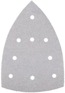 Accessoires Metabo feuilles abrasives adhésives 100 x 150 mm, p 120, 9 trous avec fermeture Velcro (SMA) - 635216000