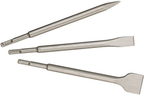 Metabo accessoires jeu de burins sds-plus, classique, 3 pièces (628412000) - 628412000