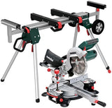 Scie à tronçonner Metabo kg 216 m avec fonction de traction | nouveau modèle + châssis ksu 251