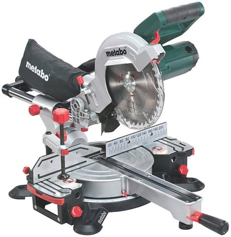 Scie à tronçonner Metabo kg 216 m avec fonction de traction | nouveau modèle + châssis ksu 401 - 690858000