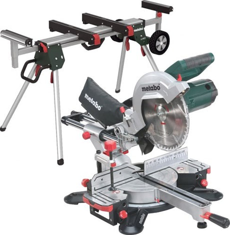 Scie à tronçonner Metabo kg 254 m avec fonction de traction | nouveau modèle + châssis ksu 251 - 690967000