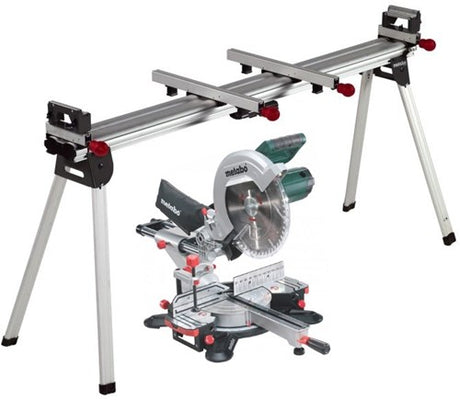 Scie à tronçonner Metabo kgs 305 m avec fonction traction + socle ksu 401 - 690862000