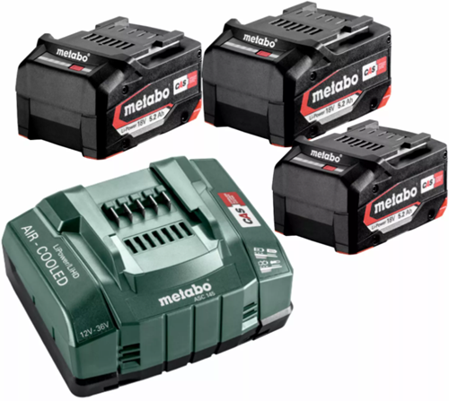 Pic Kit de base Metabo 3x batteries 18 Volts 5,2 Ah | k+mix - 685048000
