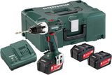Tournevis Metabo bs 18 lt | Batterie lithium-ion 18 V 4,0 Ah | + 3ème batterie - 602102960