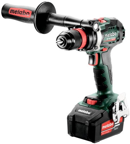 Metabo BS 18 LTX BL Q I Perceuse/Tournevis sans fil | 18v | 2 x 5,2 Ah Li-Power, asc 55 | dans la métabox - 602359650