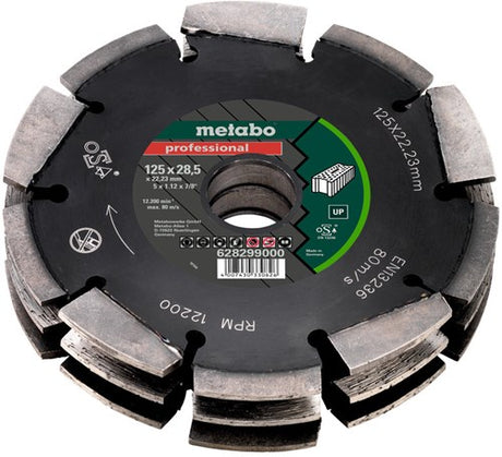 Disque diamant professionnel Metabo dia-fs3 - 125 x 22,23 mm - up - universel | 628299000 - 628299000