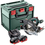 Metabo ks 18 ltx 57 Scie circulaire à batterie 18v lihd en metaloc 2 x batterie 8,0ah - 57mm | 601857810 - 601857810