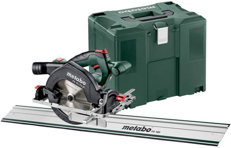 Metabo ks 18 ltx 57 set scie circulaire à batterie 18v li-ion en metaloc avec rail de guidage fs 160 - 57mm | 691065000 - 691065000