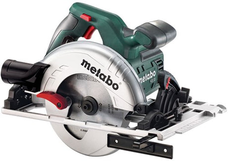 Scie circulaire à main Metabo ks 55 fs 1200 watts | dans une valise | + rail de guidage - 690738000