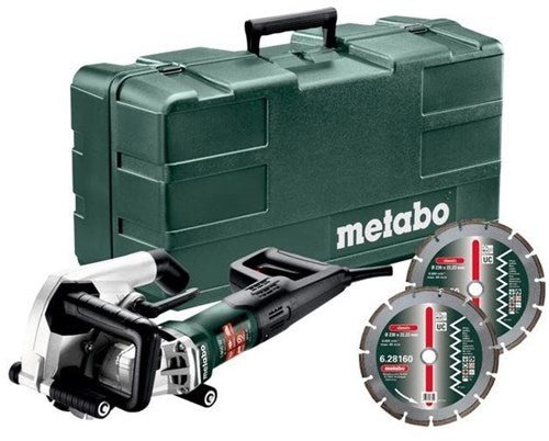 Fraise à rainurer murale Metabo mfe 40 1900 watts profondeur 40 mm avec disques 125 mm - 604040500