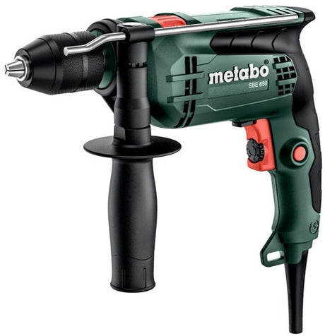 Perceuse à percussion Metabo sbe 650 | 650 watts | 10 nm | en coffret plastique - 600742500
