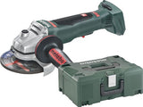 Metabo wpb 18 lt bl 11-125 meuleuse d'angle rapide corps 18v avec interrupteur à palette dans metabox 165 l - 613059840