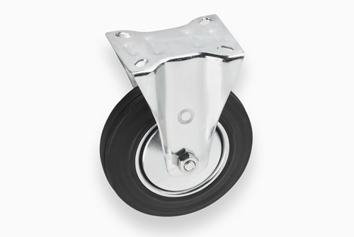 Roue fixe Metafranc 125mm caoutchouc vz w - wu0800600