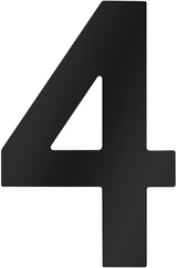 Numéro de maison Metafranc 4 120mm noir - wu0424637