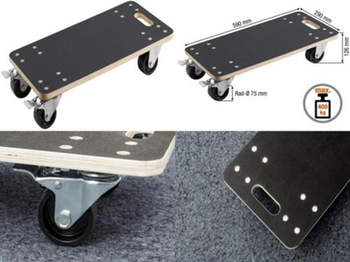 Rouleau de meuble Metafranc 590x290 sdp pa 400kg w - wu0822000