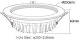 Mi-light miboxer rgb-cct led downlighter 25w - led0246