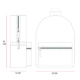 Milky Kiss Next Level vibrations de sacs scolaires filles 13,5 litres de rose clair