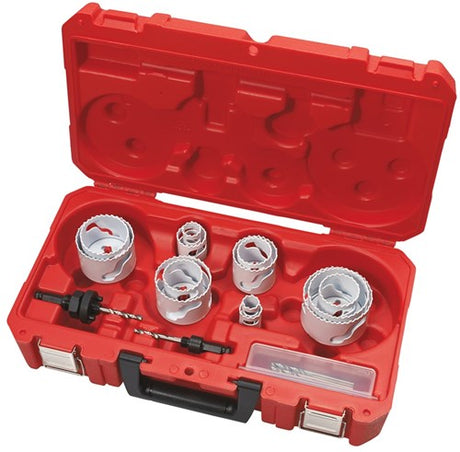 Milwaukee accessoires jeu de scies-cloches bimétalliques bulldozer (17 pièces) - 49224102