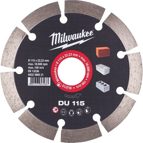 Milwaukee accessoires disque à tronçonner diamanté du 115 - 4932399521