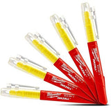 Accessoires Milwaukee marqueurs inkzall jaune fluo - 5pc. - 48223201