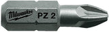 Accessoires Milwaukee embout à vis pz 1, 25 mm | 25 pièces - 4932399589