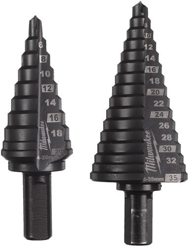 Jeu de forets étagés Milwaukee cobalt (2 pièces) Jeu de forets étagés cobalt (2 pièces) - 48899398
