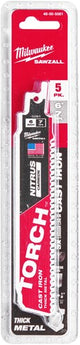 Accessoires Milwaukee Torche robuste Milwaukee™ avec carbure de nitrus™ | Torche tct nitrus 150 mm x 8 tpi | 5 pièces - 48475561