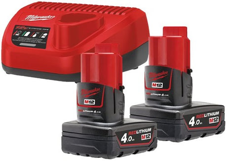 Milwaukee m12nrg-402 kit | 12v 4,0ah - 4933459211