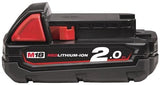 Batterie Milwaukee m18 b2 (18 v 2,0 ah li-ion) - 4932430062