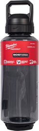 Milwaukee packout™ plastic fles met drinkdop | 1420 ml | zwart - 4932498641