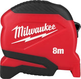 Ruban à mesurer Milwaukee compact gen ii | 8m x 25mm - 4932498780