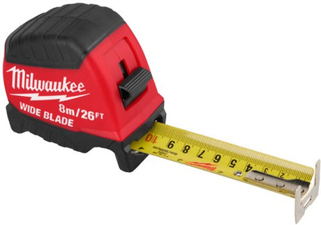 Ruban à mesurer Milwaukee | lame large | 26 pieds 8 m x 35 mm - 4932499206