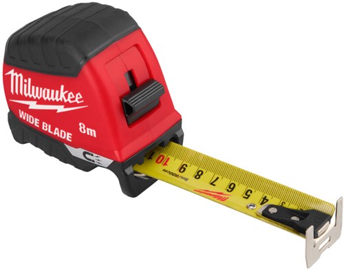 Ruban à mesurer Milwaukee | lame large | magnétique | 8m x 35mm - 4932499209