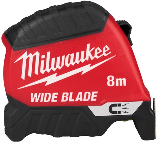 Ruban à mesurer Milwaukee | lame large | magnétique | 8m x 35mm - 4932499209