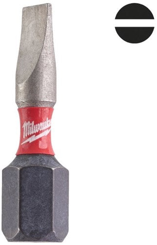 Accessoires Milwaukee embout à vis Milwaukee | onde de choc | sl0,8x5,5 | 25mm | 3 pièces - 4932500387