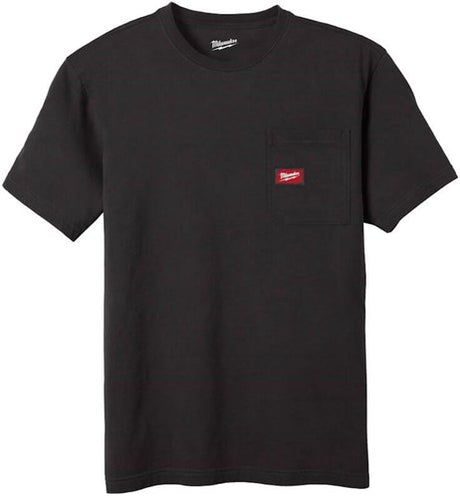 Milwaukee wt ss bl l t-shirt work short sleeve black l - 4932493005